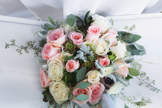 Ramo nupcial de rosas